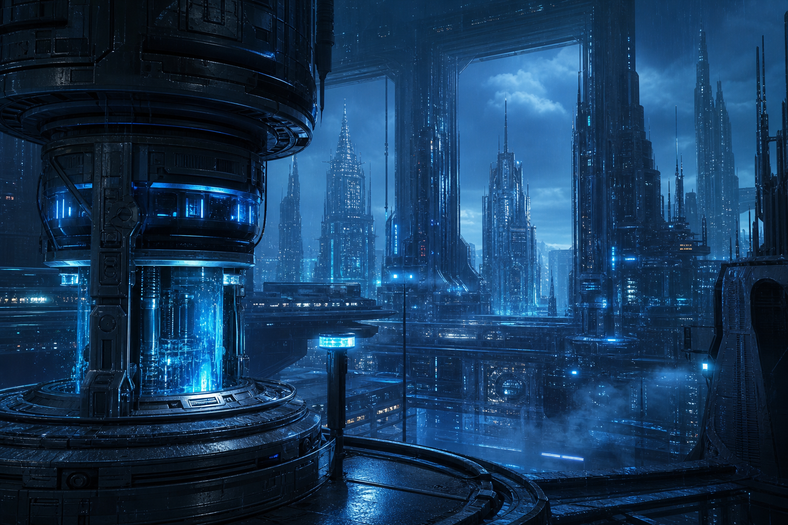 Adult Anime Cyberpunk Heroine With Neon Lights, Safe For Work, Fully Clothed Anime Wallpaper  21 4K