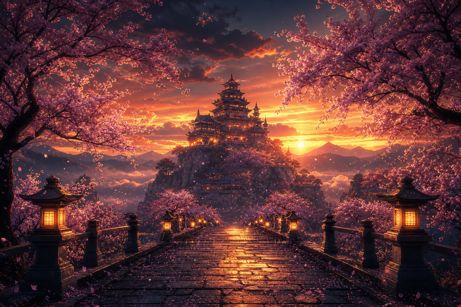 Adult Anime Heroine Under Cherry Blossoms, Safe For Work, Fully Clothed Anime Wallpaper  1 4K