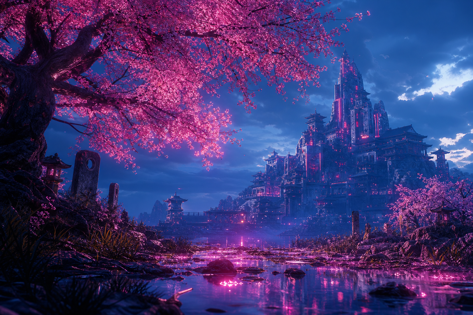 Adult Anime Heroine Under Cherry Blossoms, Safe For Work, Fully Clothed Anime Wallpaper  17 4K