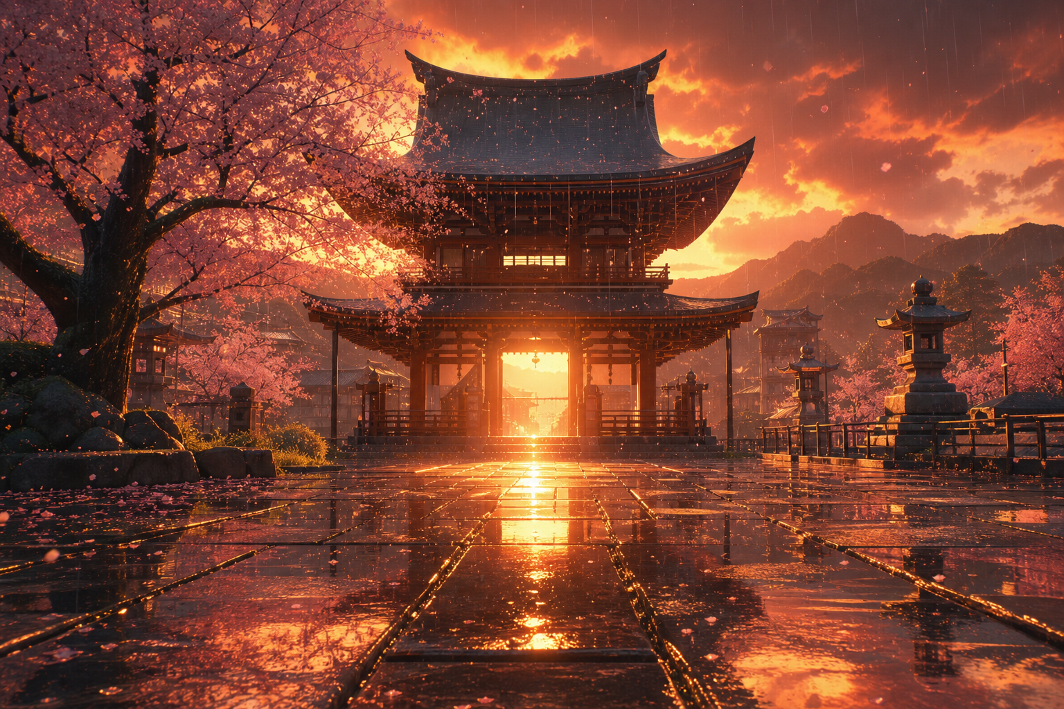 Adult Anime Heroine Under Cherry Blossoms, Safe For Work, Fully Clothed Anime Wallpaper  9 4K