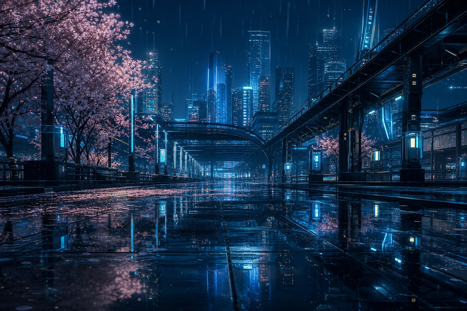 Adult Anime Heroine Under Cherry Blossoms, Safe For Work, Fully Clothed Anime Wallpaper  9 4K