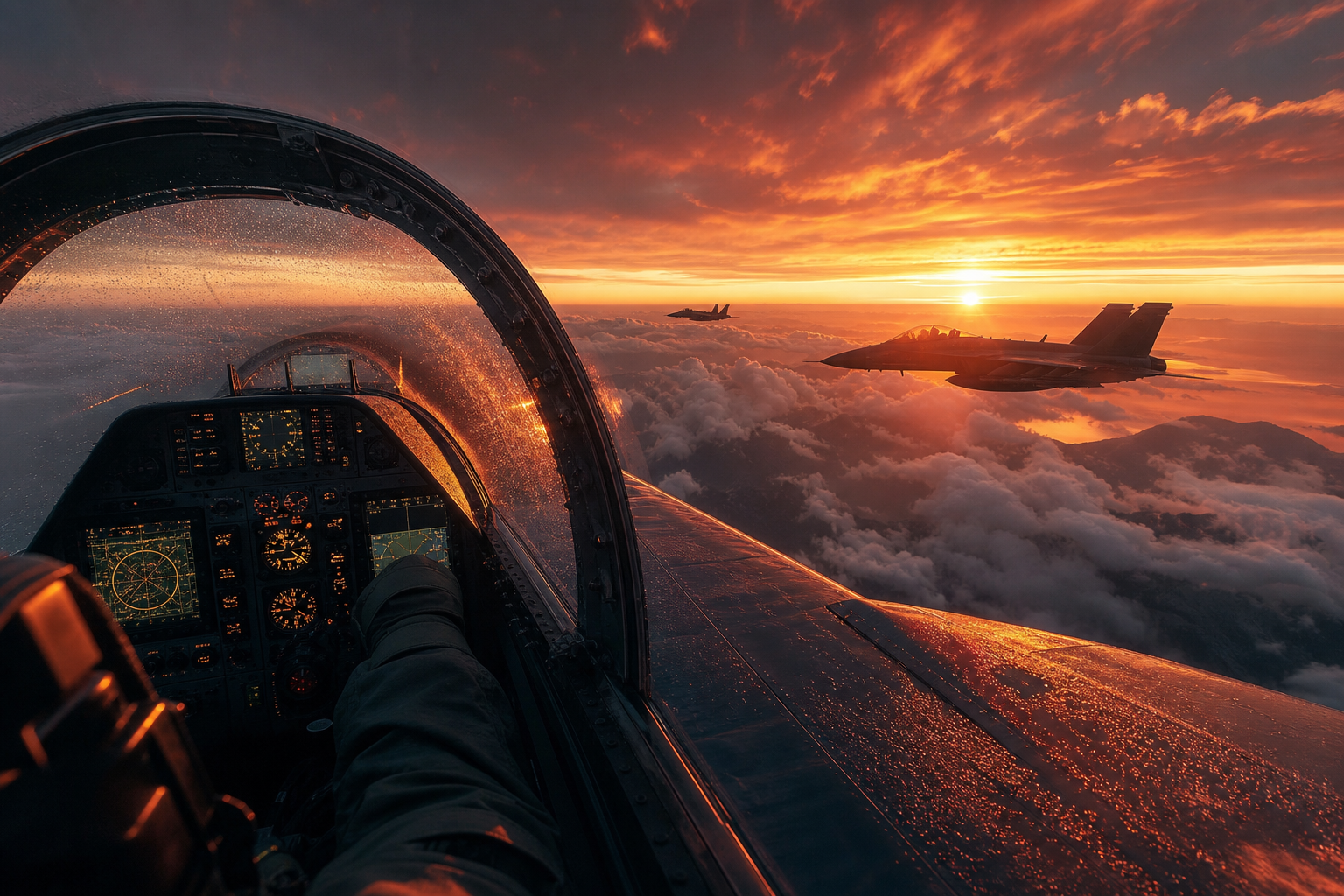 Airplane Cockpit View Above Clouds Airplanes Wallpaper  6 4K