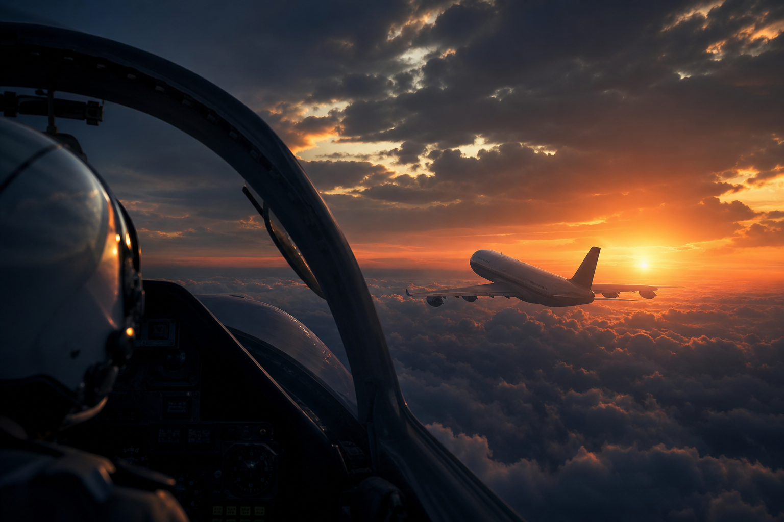 Airplane Cockpit View Above Clouds Airplanes Wallpaper  6 4K