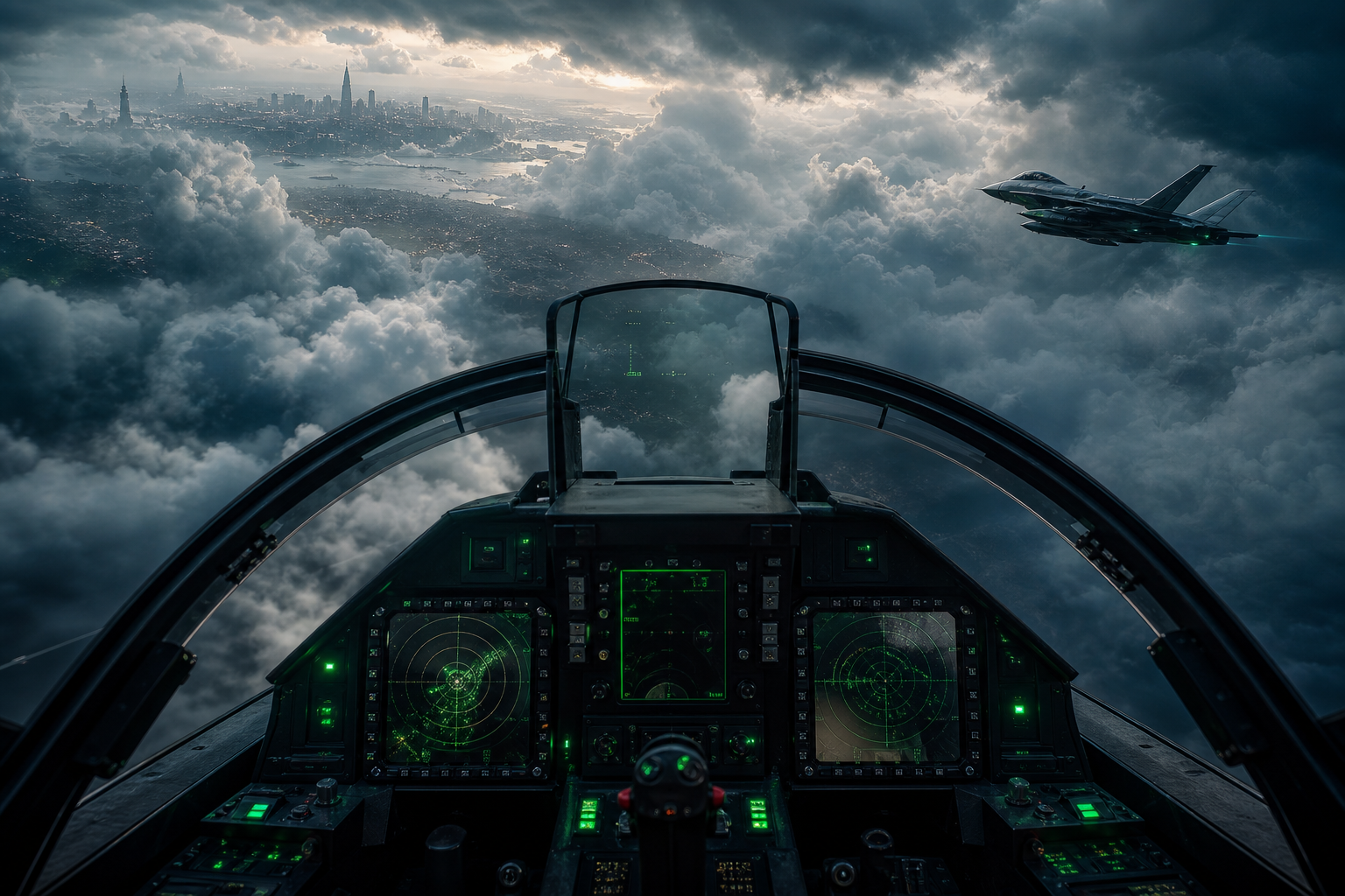 Airplane Cockpit View Above Clouds Airplanes Wallpaper  6 4K