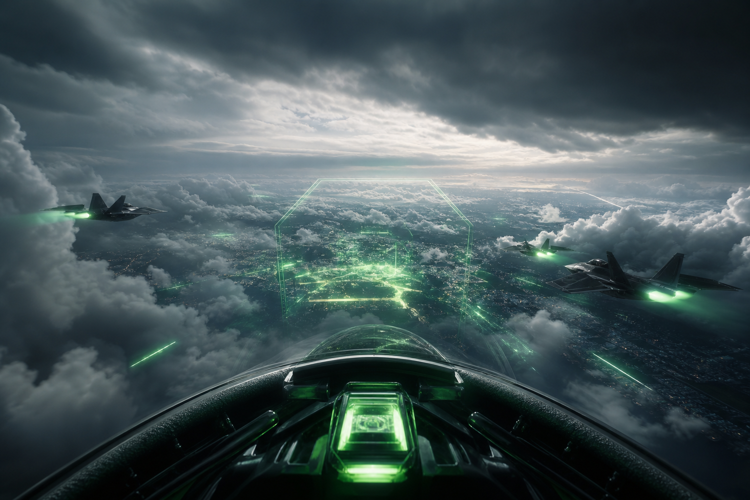 Airplane Cockpit View Above Clouds Airplanes Wallpaper  6 4K