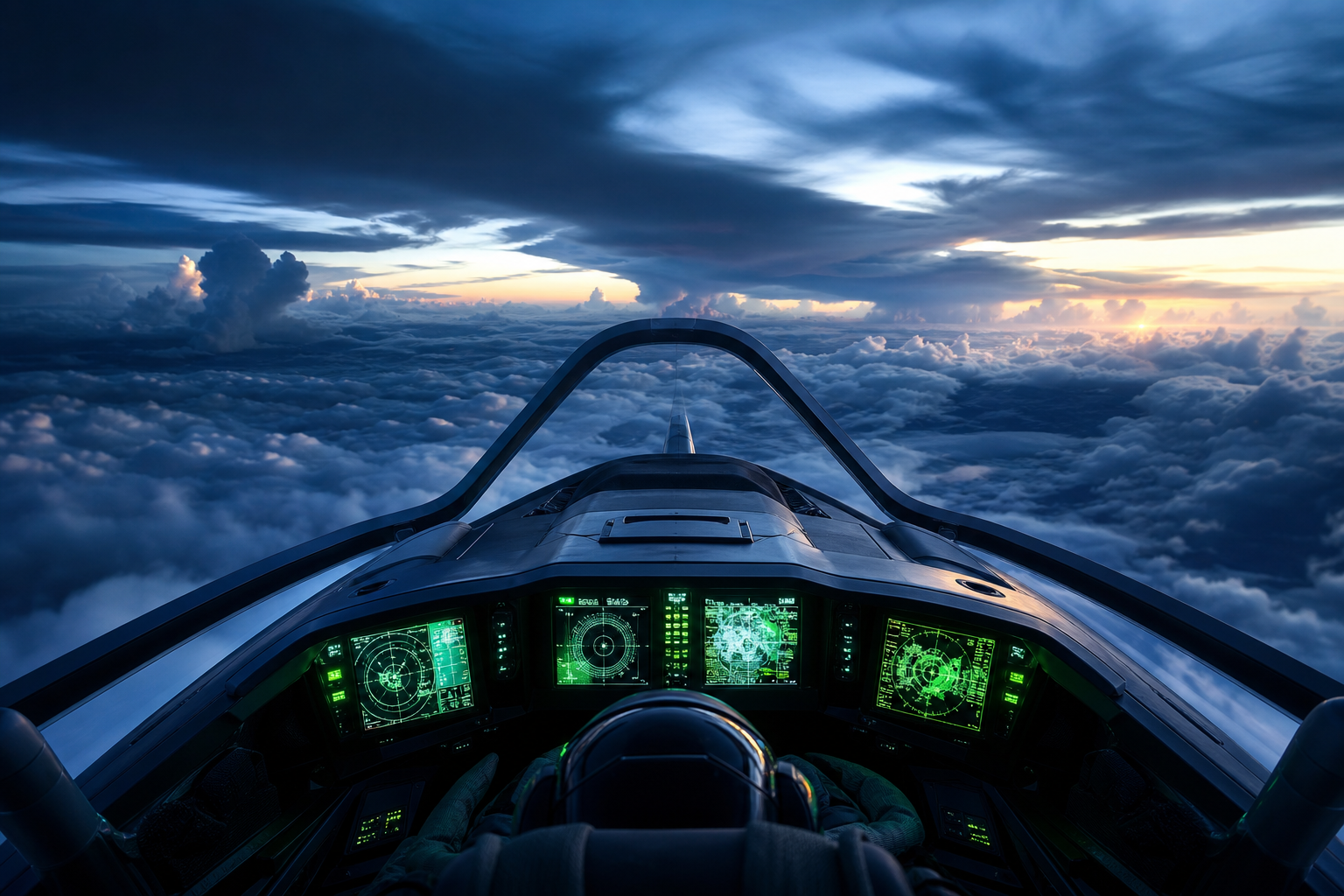 Airplane Cockpit View Above Clouds Airplanes Wallpaper  6 4K