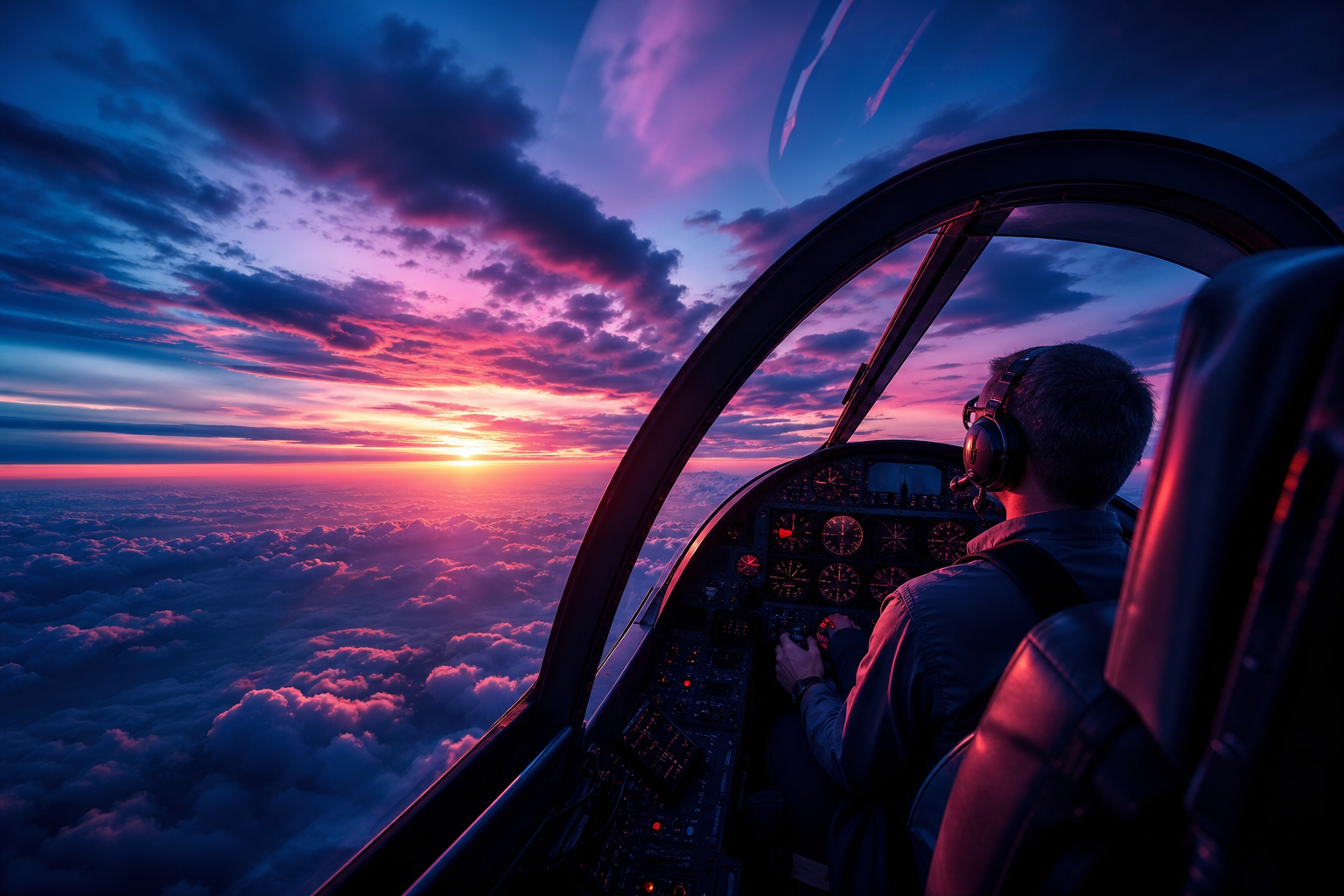 Airplane Cockpit View Above Clouds Airplanes Wallpaper  6 4K