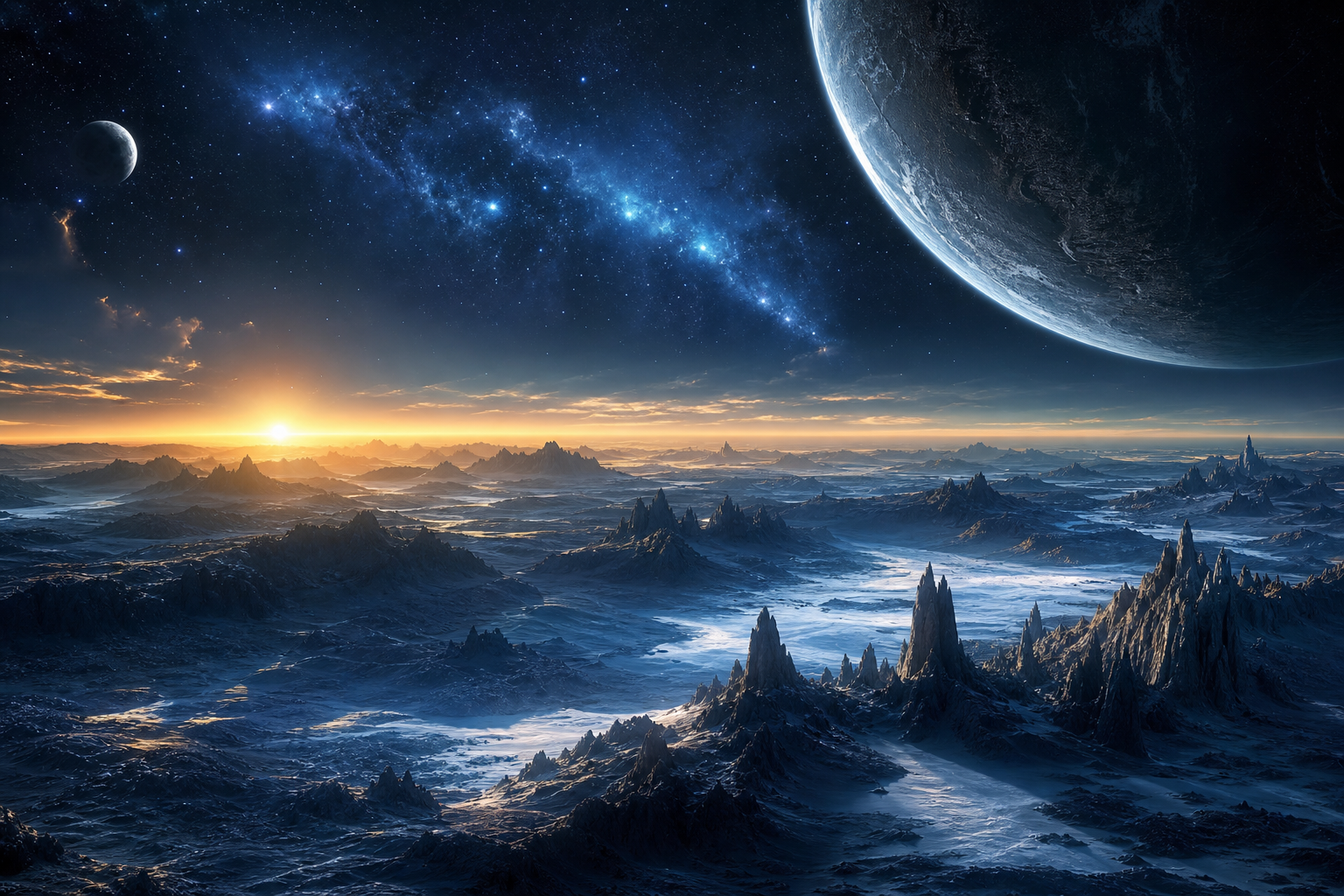Alien Planet Landscape Space Wallpaper  7 4K