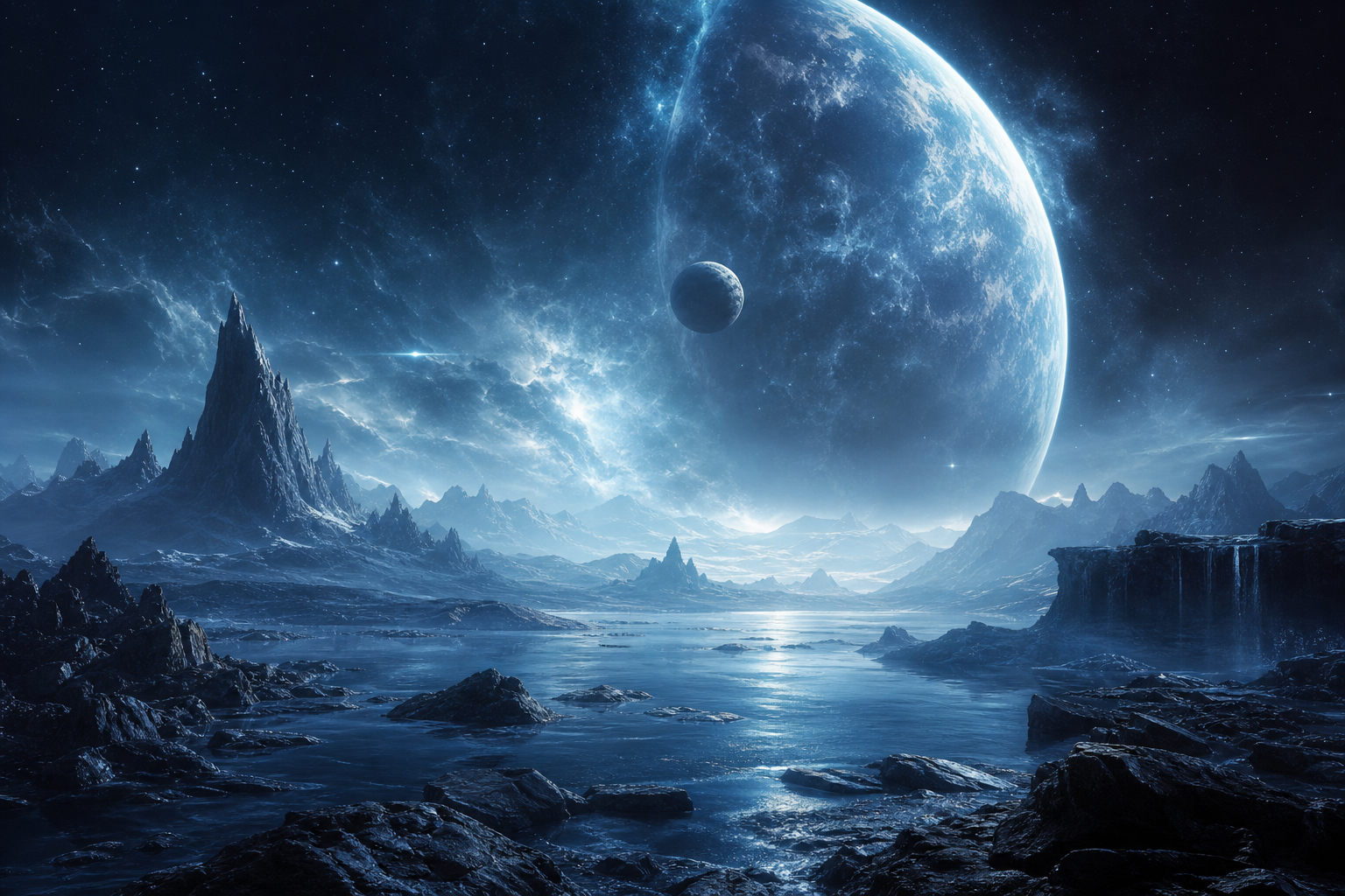 Alien Planet Landscape Space Wallpaper  7 4K