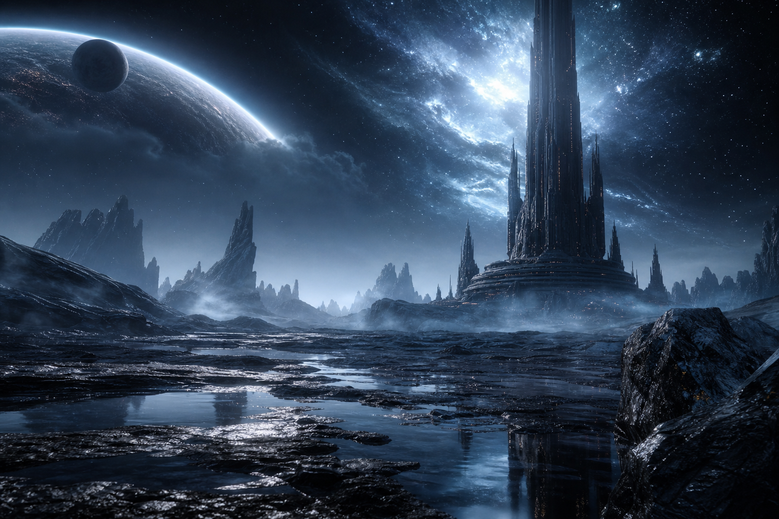 Alien Planet Landscape Space Wallpaper  7 4K