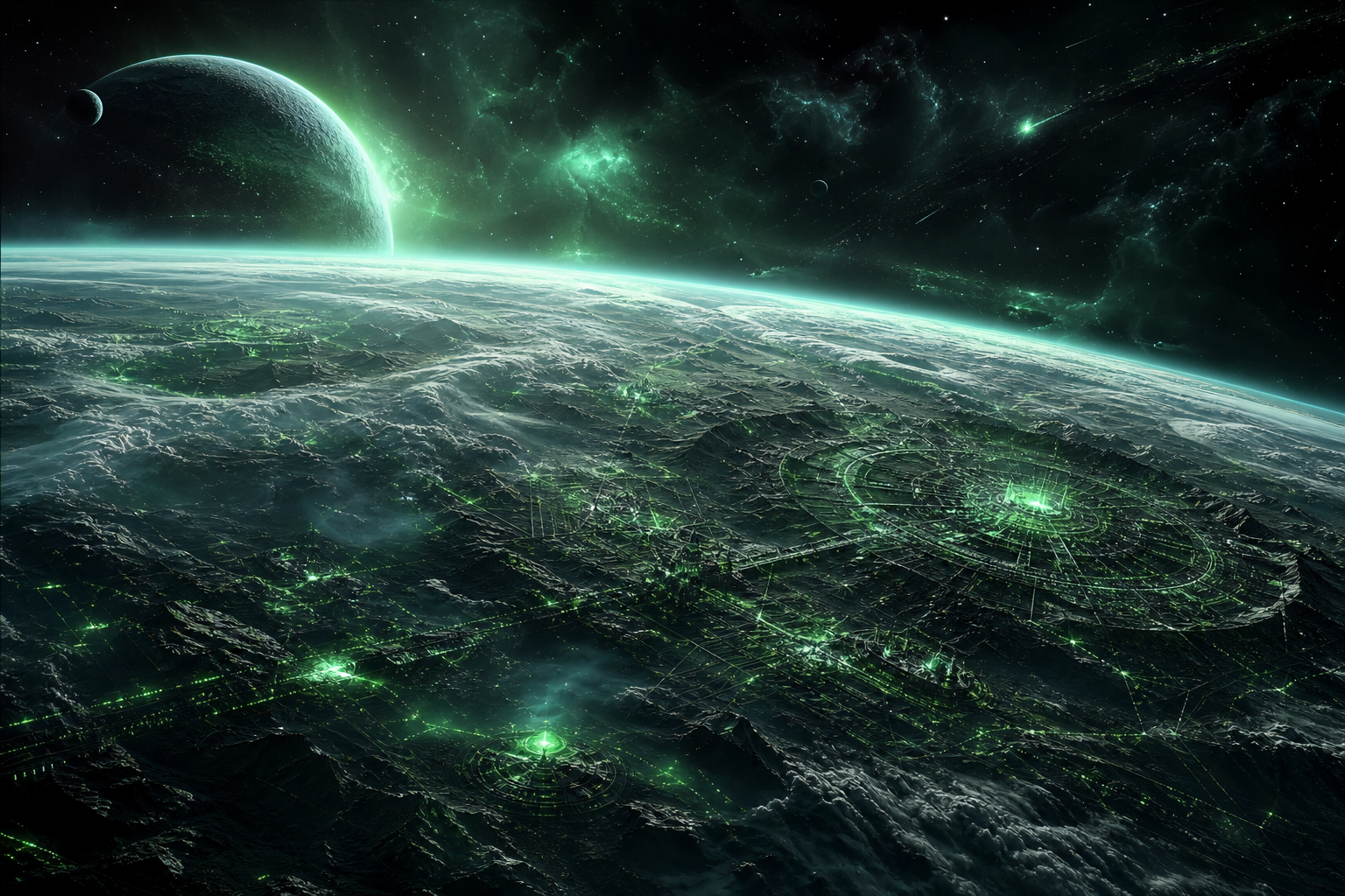 Alien Planet Landscape Space Wallpaper  7 4K