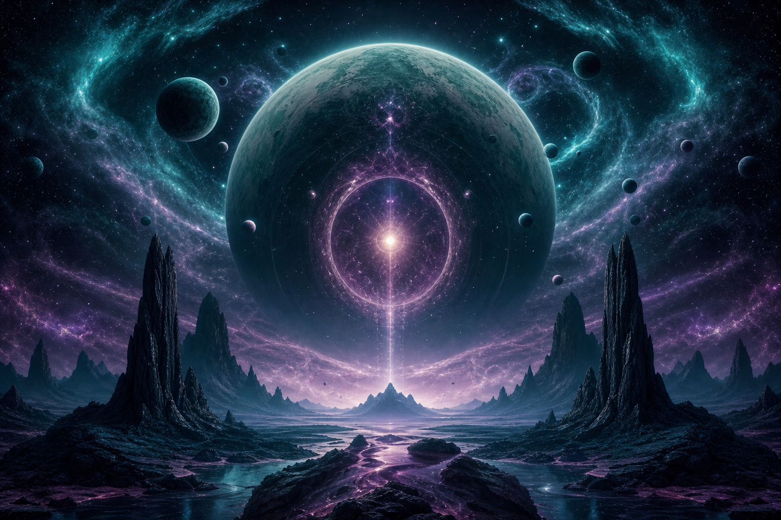 Alien Planet Landscape Space Wallpaper  7 4K