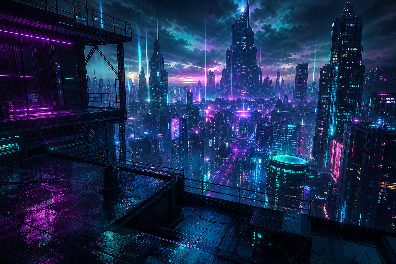 Anime City Rooftop Sunset Scene, Safe For Work, No Minors Anime Wallpaper 22 4K 12 4K Anime Wallpaper