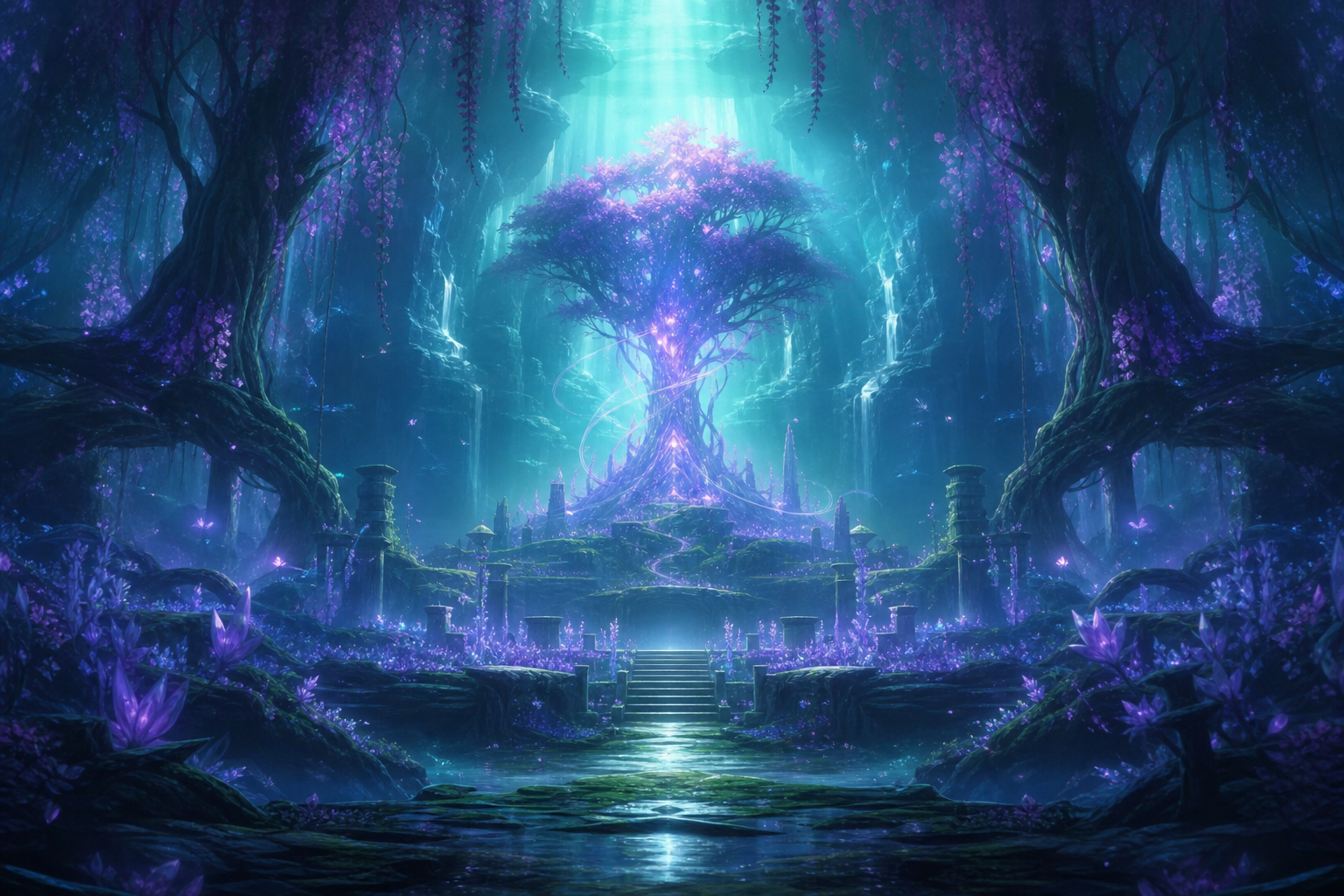 Anime Dragon Flying Over Valley Anime Wallpaper  23 4K