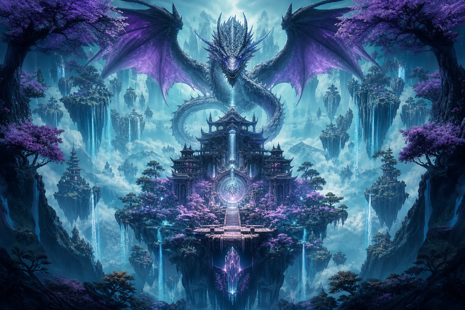 Anime Dragon Flying Over Valley Anime Wallpaper 7 4K 16 4K Anime Wallpaper