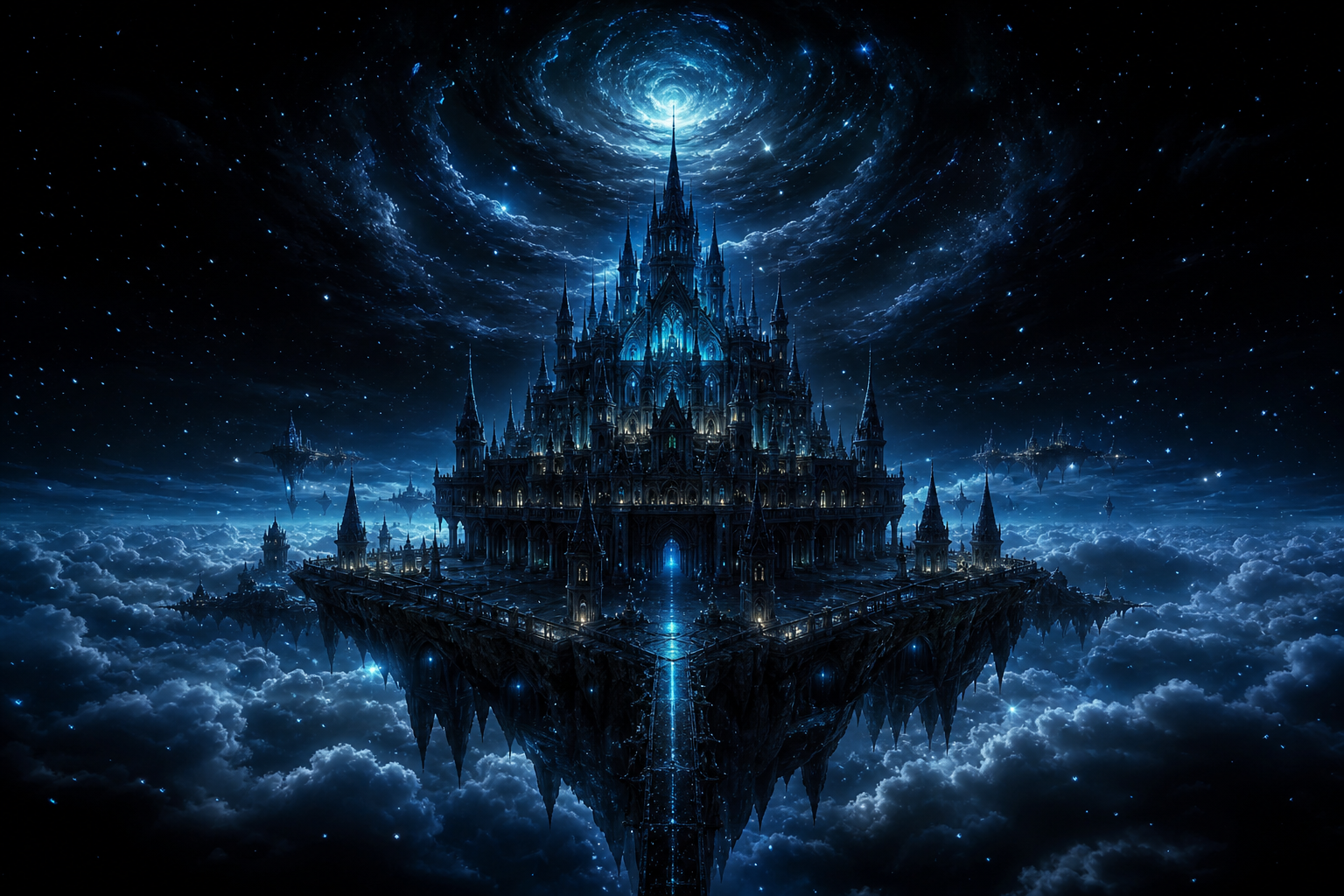 Anime Fantasy Castle Floating In Clouds Anime Wallpaper  20 4K