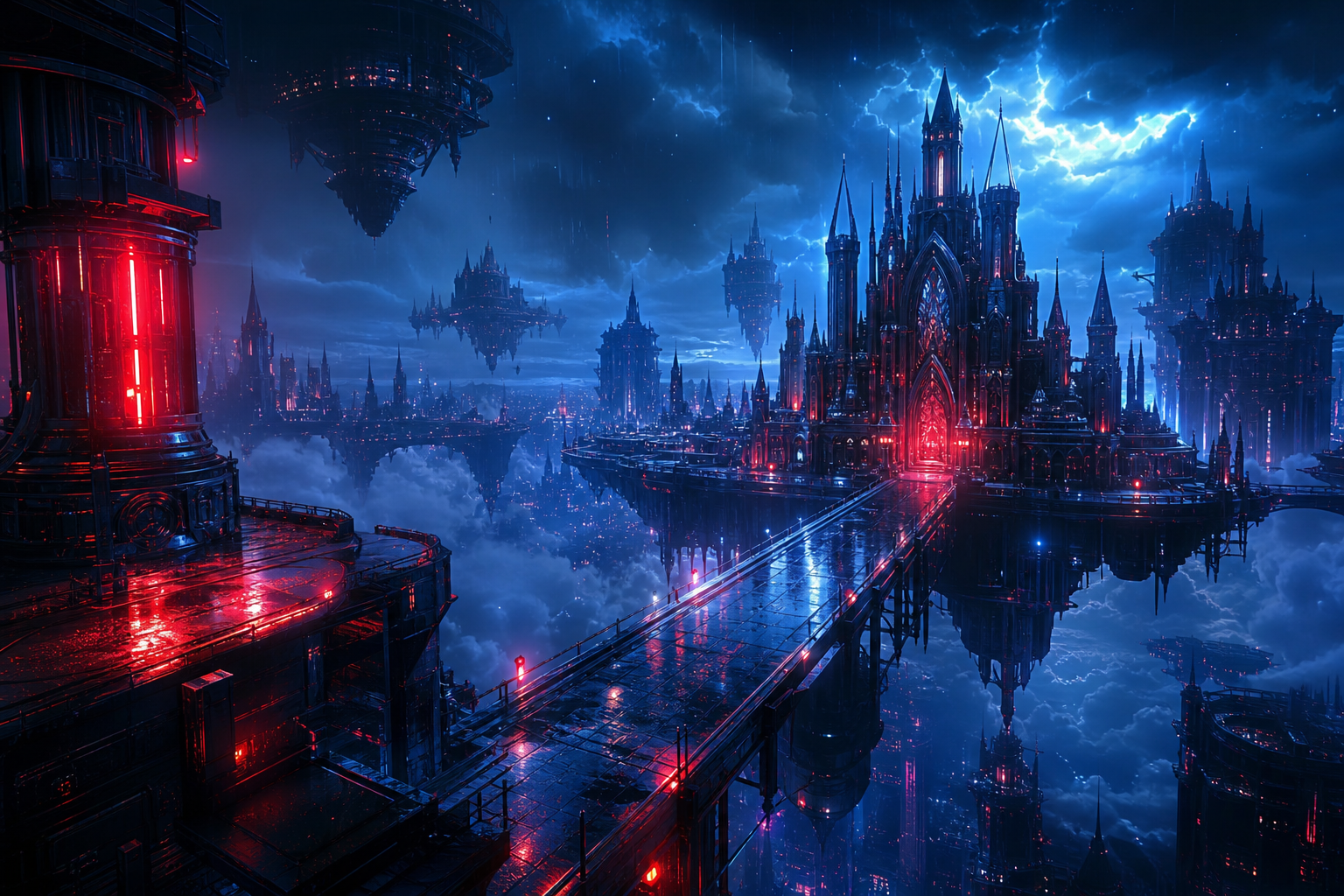 Anime Fantasy Castle Floating In Clouds Anime Wallpaper  4 4K