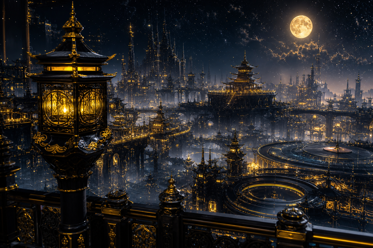 Anime Ocean Train Station Anime Wallpaper  24 4K