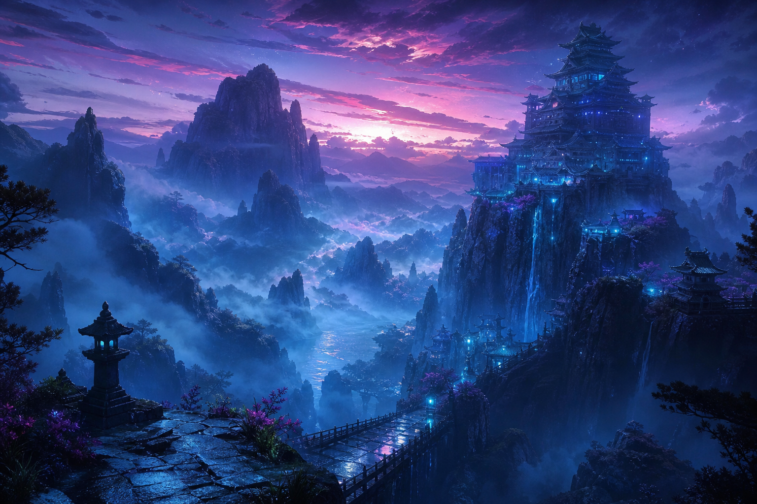 Anime Samurai On Mountain At Sunset Anime Wallpaper 10 4K 15 4K Anime Wallpaper