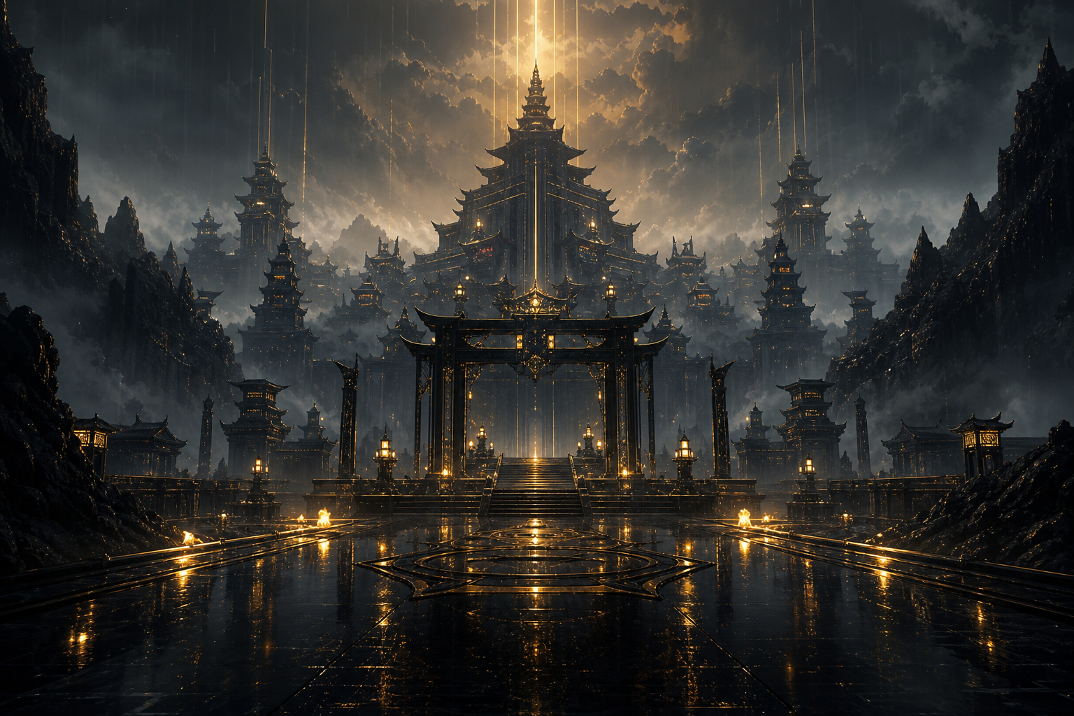 Anime Samurai On Mountain At Sunset Anime Wallpaper  18 4K
