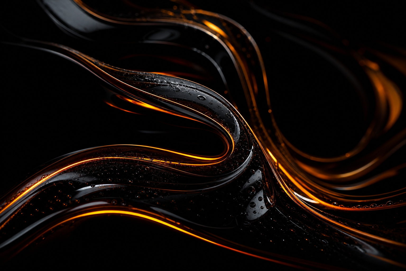 Black Amoled Neon Abstract Lines Amoled Wallpaper  1 4K