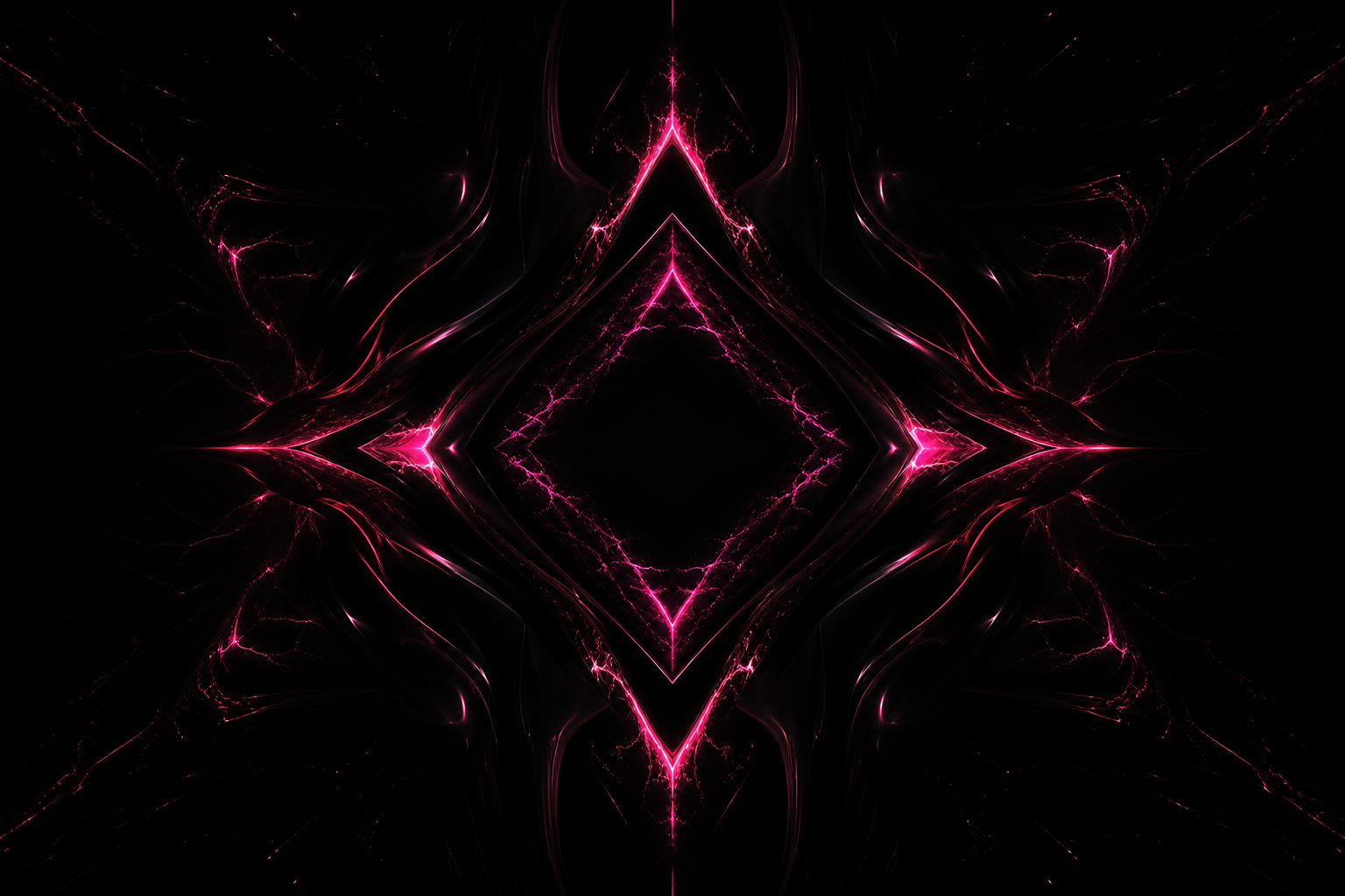 Black Amoled Neon Abstract Lines Amoled Wallpaper  1 4K