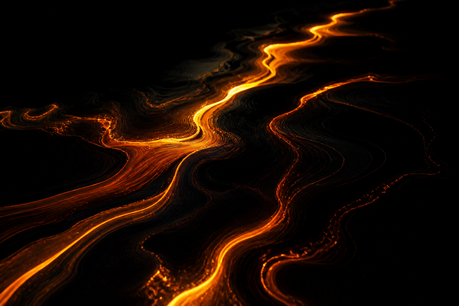 Black Amoled Neon Abstract Lines Amoled Wallpaper  9 4K