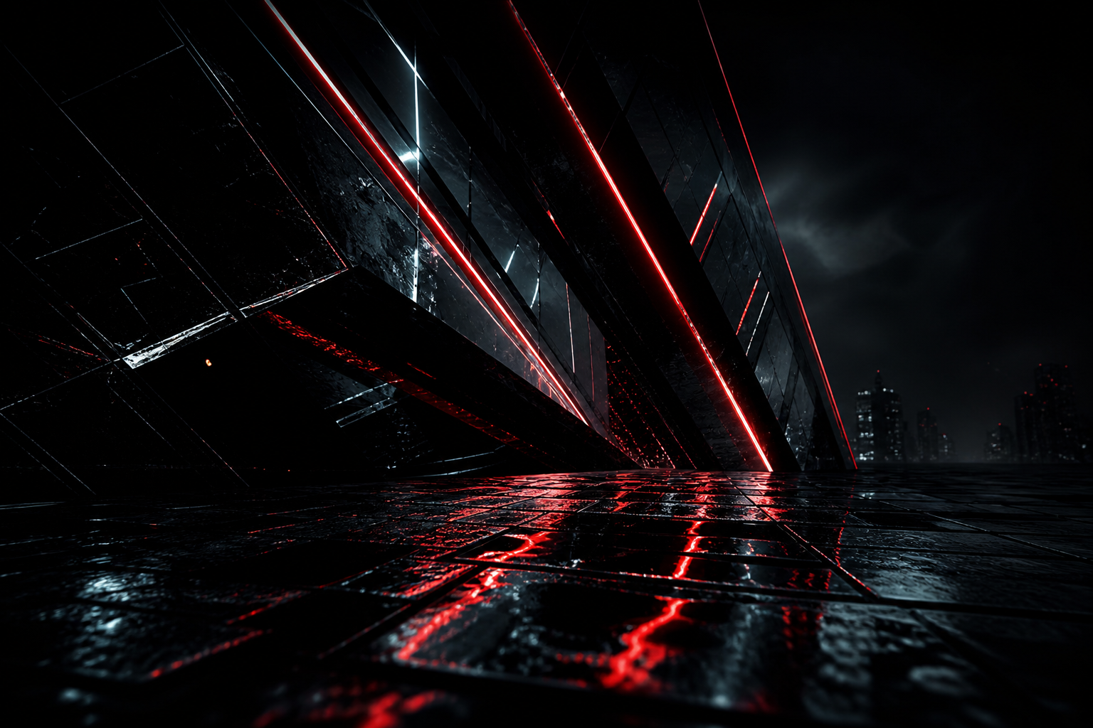 Black Amoled Neon Abstract Lines Amoled Wallpaper  9 4K