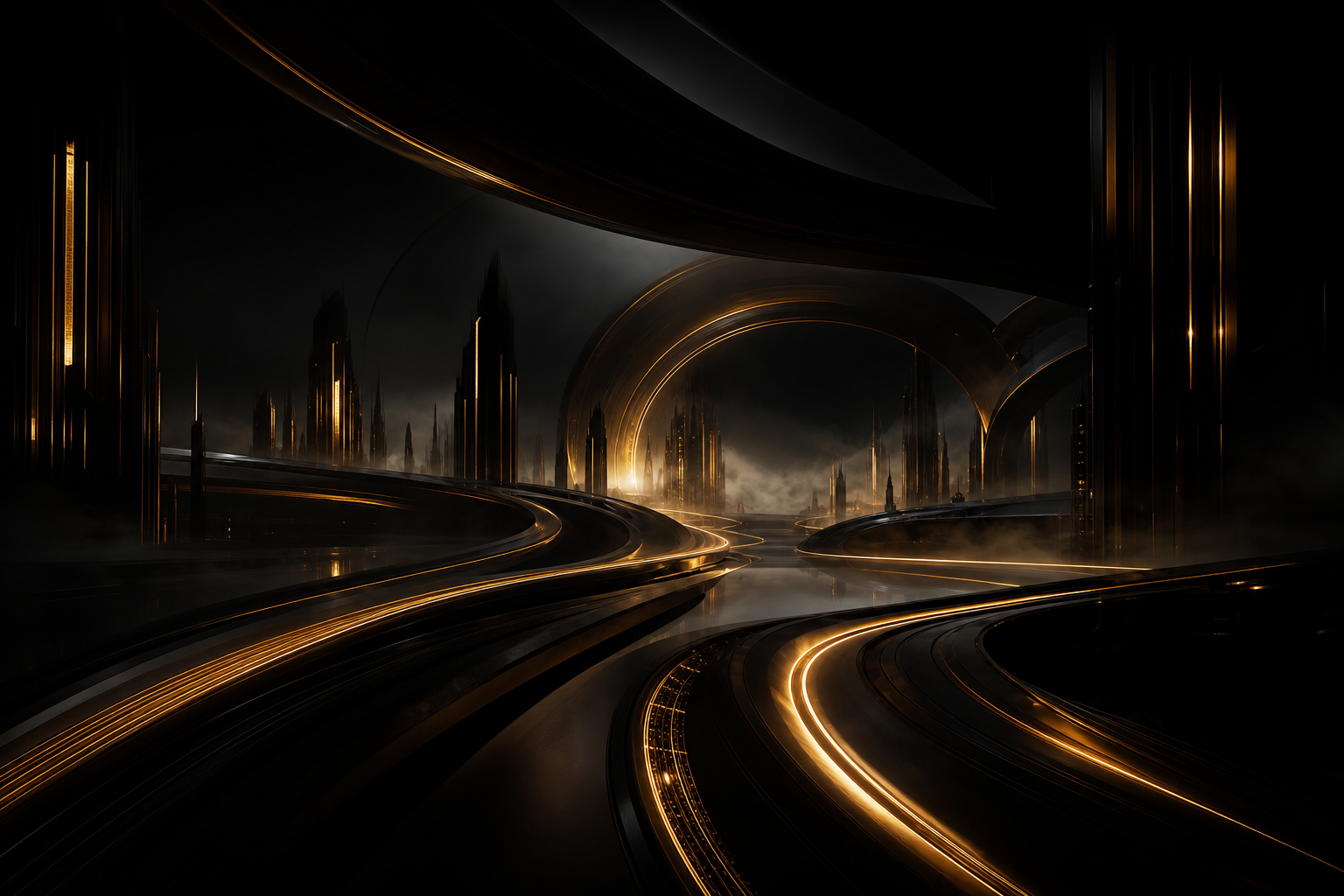 Black Amoled Neon Abstract Lines Amoled Wallpaper  9 4K