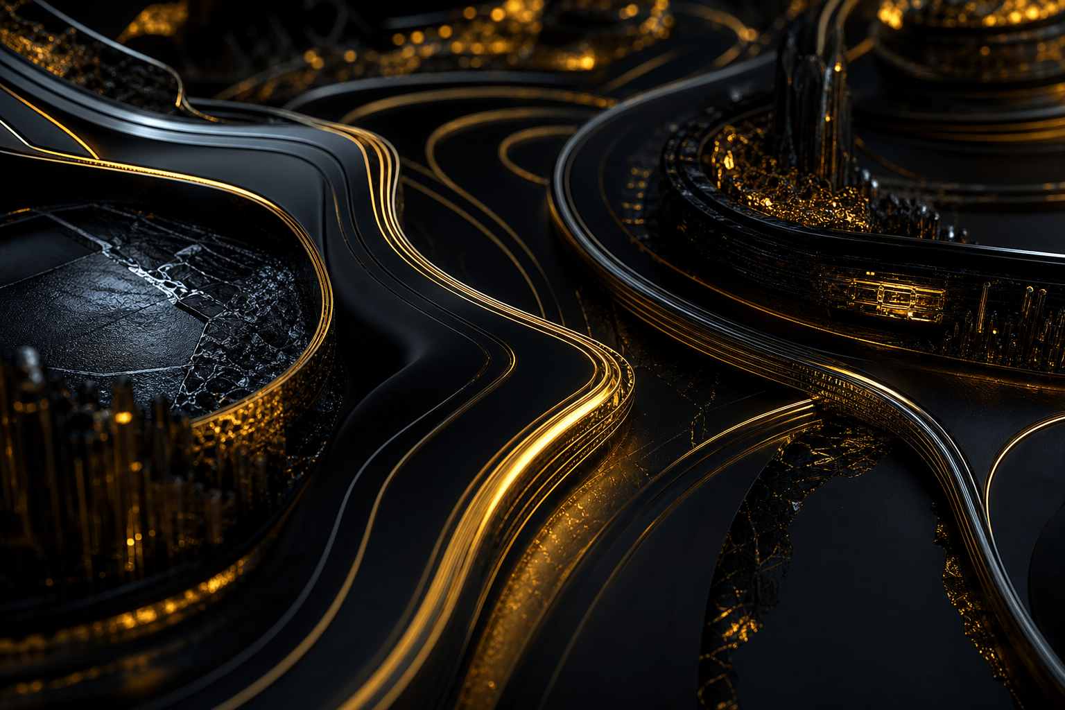 Black Amoled Neon Abstract Lines Amoled Wallpaper  9 4K