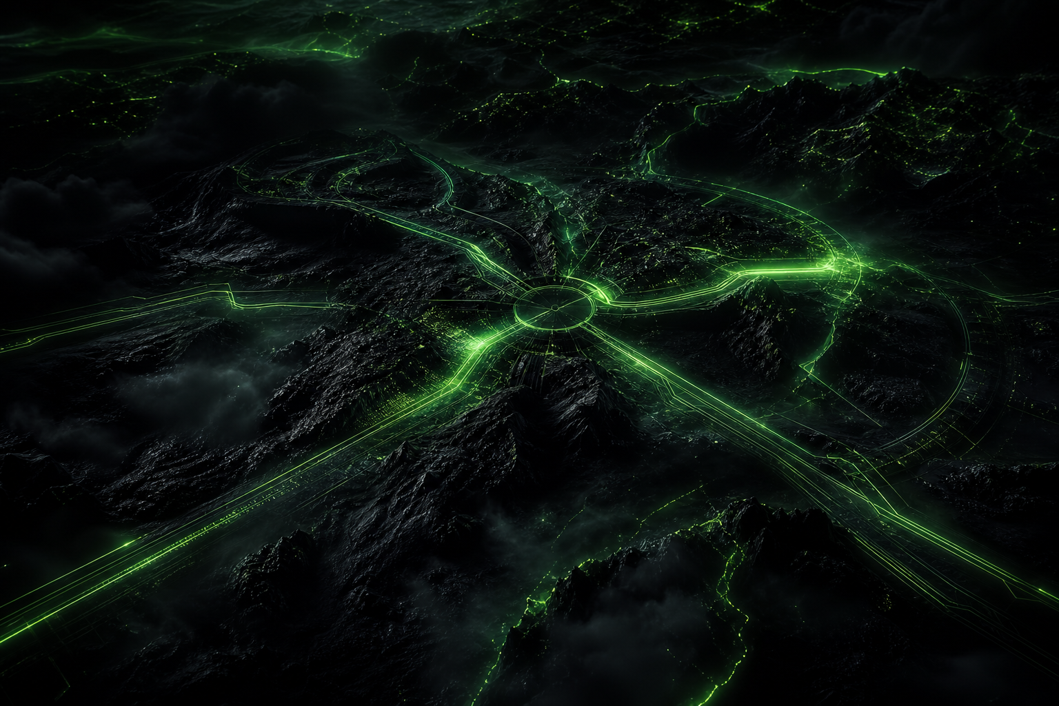 Black Amoled Neon Abstract Lines Amoled Wallpaper  9 4K
