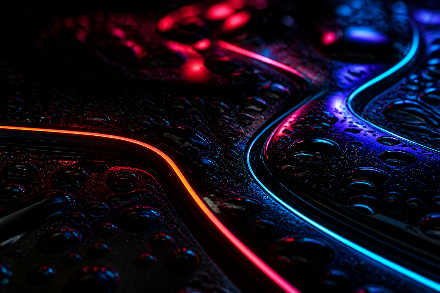 Black Amoled Neon Abstract Lines Amoled Wallpaper  9 4K