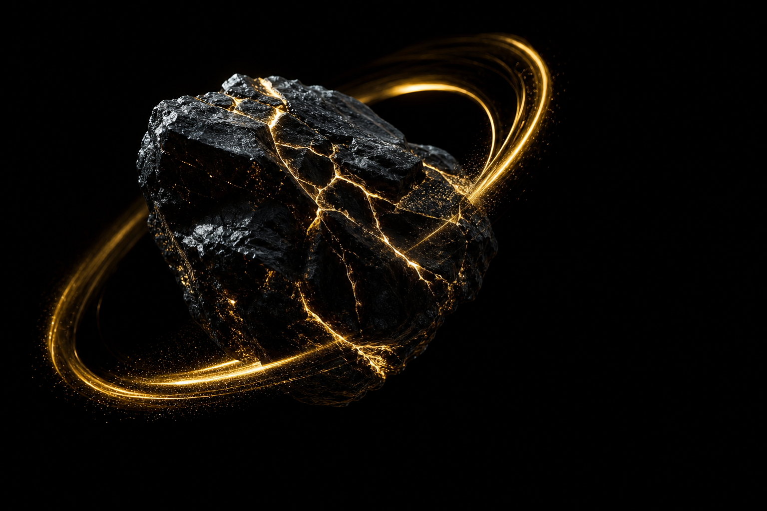 Black Background Blue Neon Shape Amoled Wallpaper  6 4K