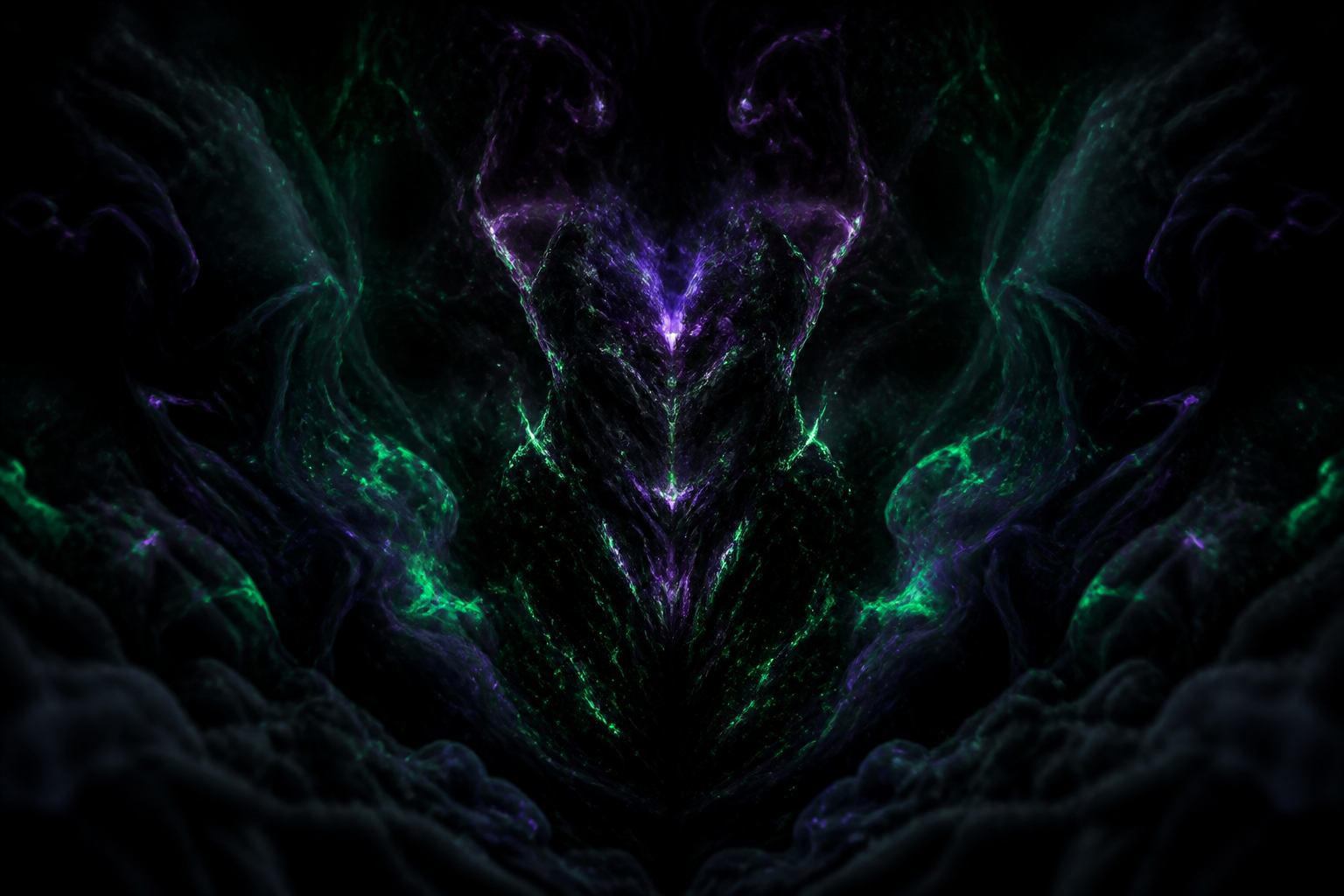 Black Purple Smoke Abstract Amoled Wallpaper  3 4K