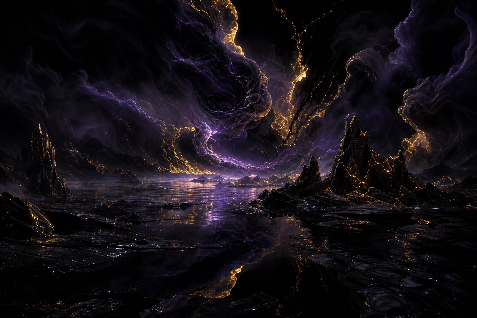 Black Purple Smoke Abstract Amoled Wallpaper  3 4K