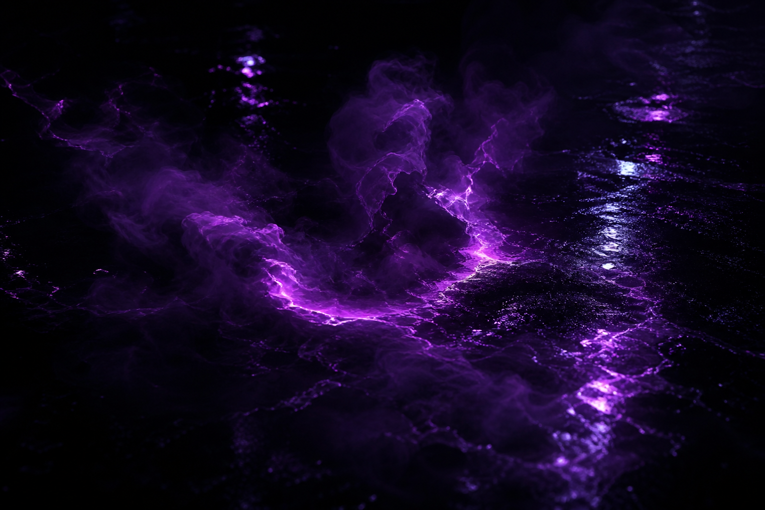 Black Purple Smoke Abstract Amoled Wallpaper  3 4K