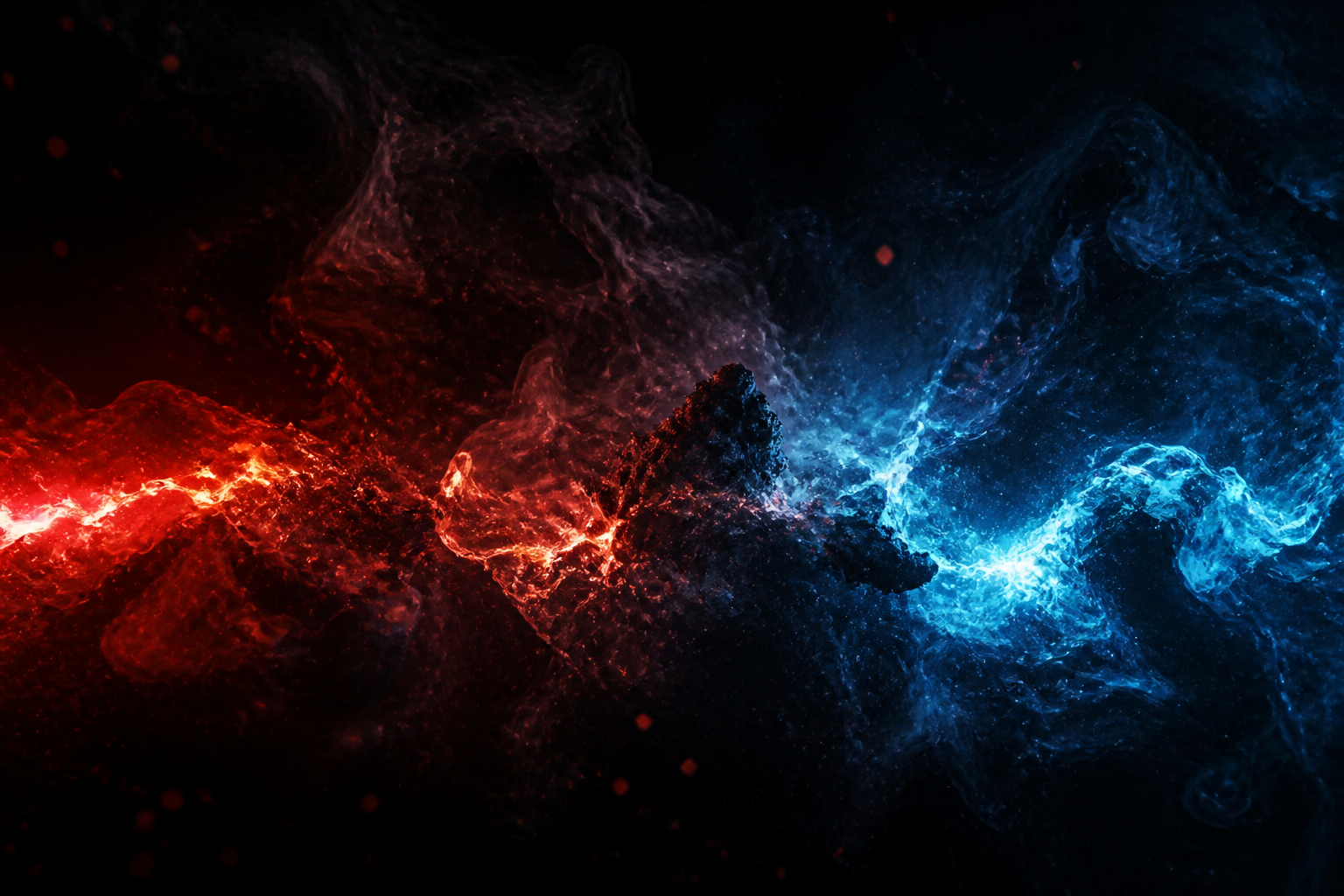 Black Purple Smoke Abstract Amoled Wallpaper  3 4K