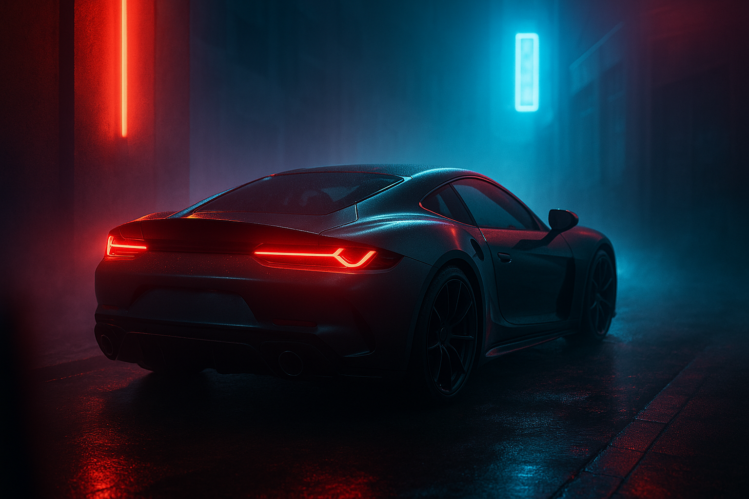 Black Sports Car In Underground Parking Cars Wallpaper 16 4K 4K Cars Wallpaper