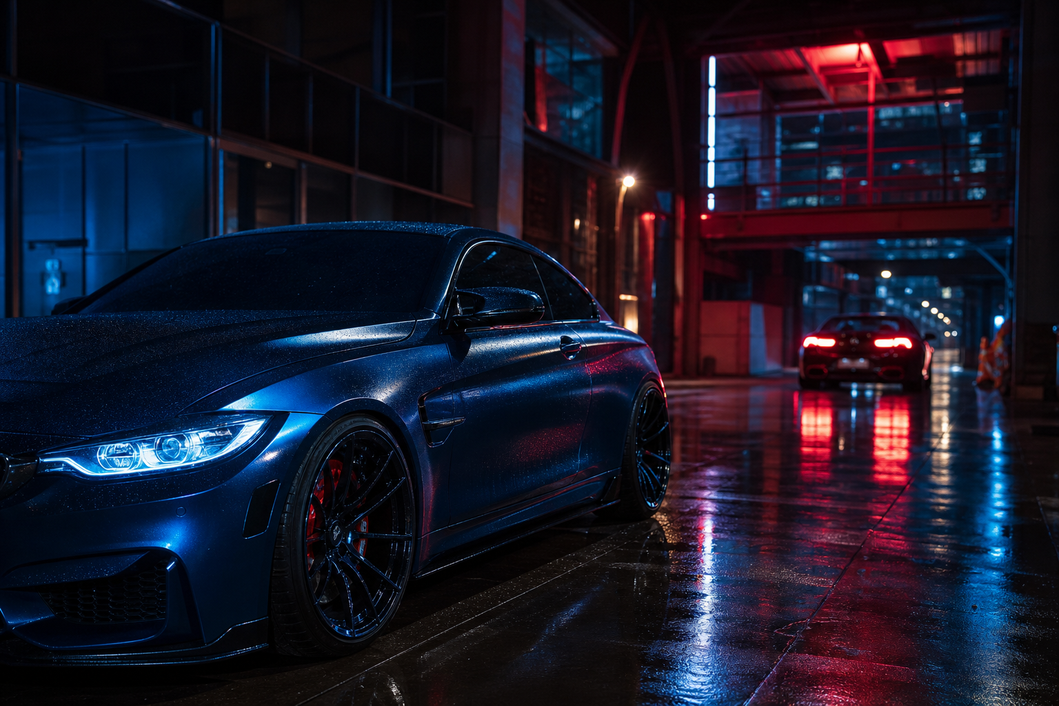 Bmw M Car Night Street Photography Cars Wallpaper  6 4K