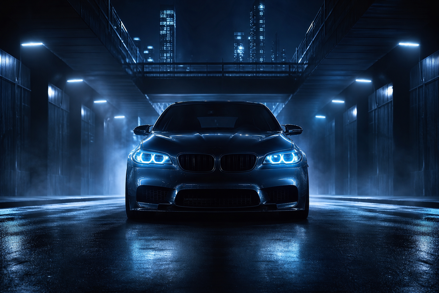 Bmw M Car Night Street Photography Cars Wallpaper  6 4K
