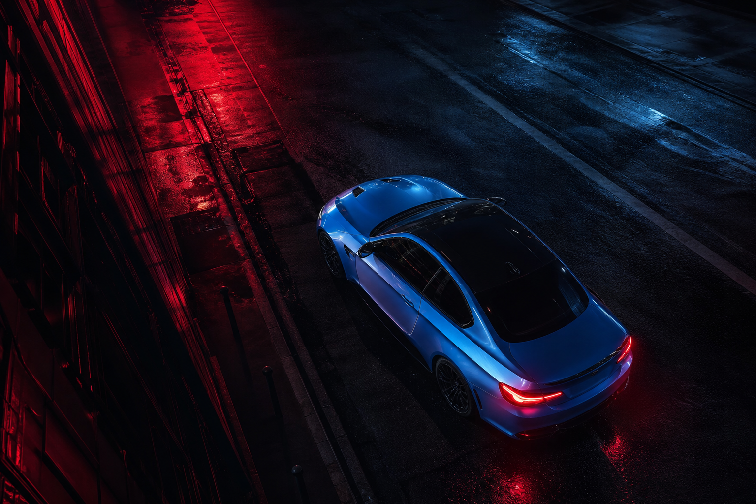Bmw M Car Night Street Photography Cars Wallpaper  6 4K