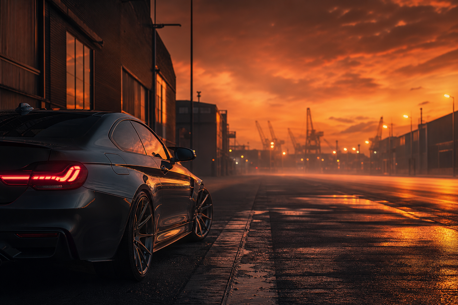 Bmw M Car Night Street Photography Cars Wallpaper  6 4K