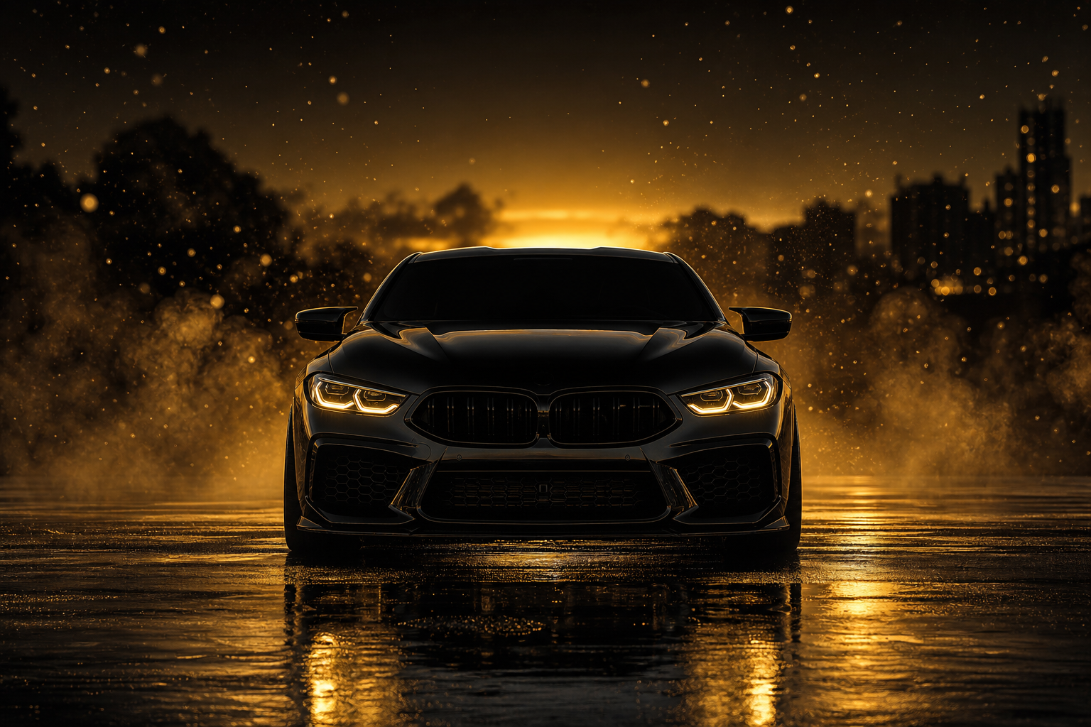 Bmw M Car Night Street Photography Cars Wallpaper  6 4K