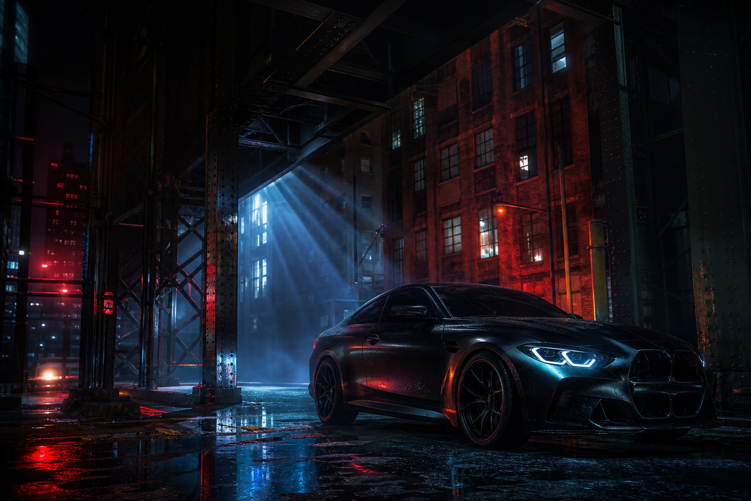 Bmw M Car Night Street Photography Cars Wallpaper  6 4K