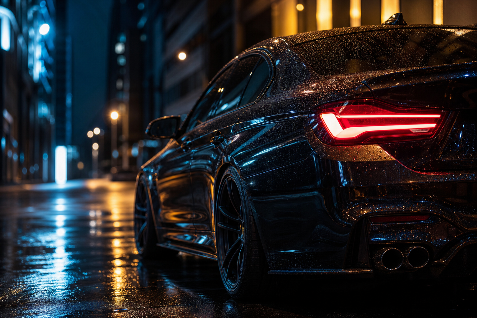 Bmw M Car Night Street Photography Cars Wallpaper  6 4K