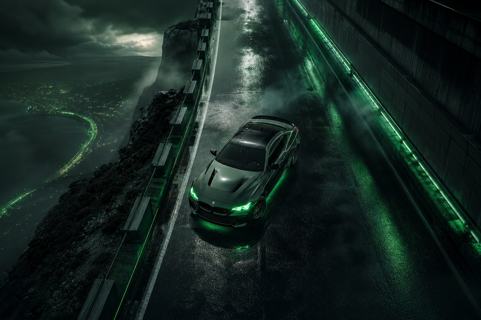 Bmw M Car Night Street Photography Cars Wallpaper  6 4K
