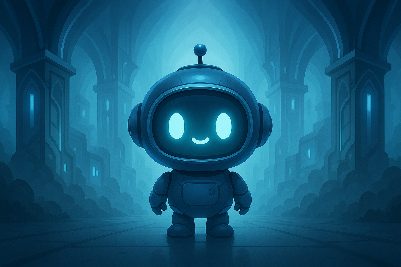 Cartoon Fantasy Forest With Glowing Lights Cartoon Wallpaper 7 4K 4K Cartoon Wallpaper
