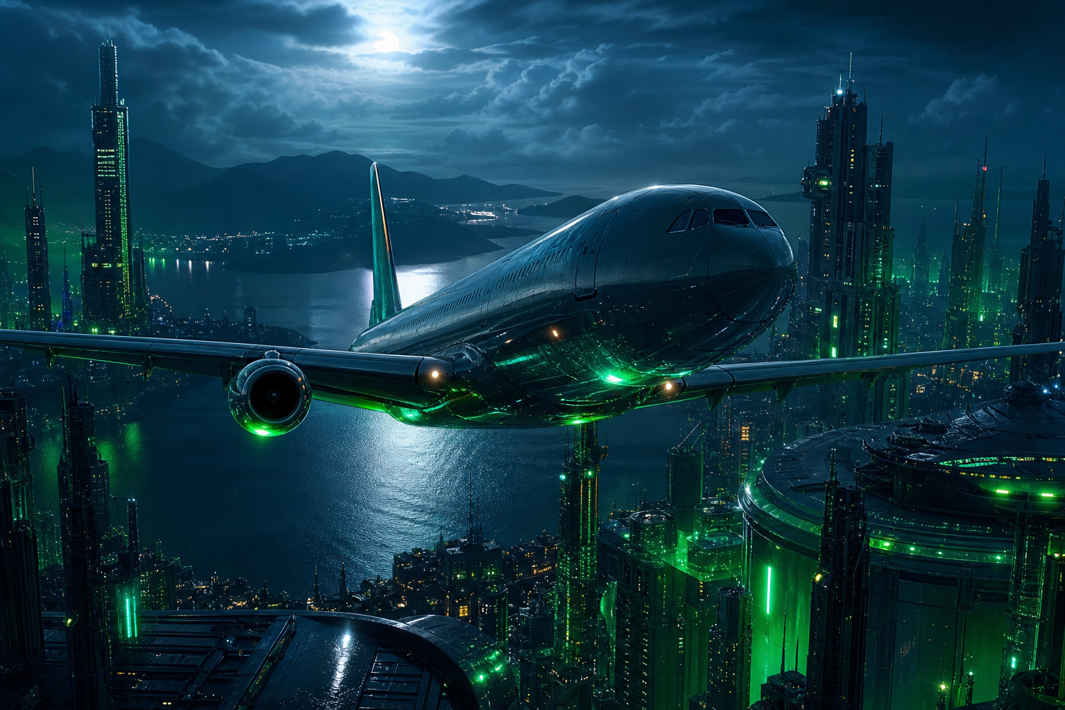 Commercial Airliner Above Tropical Islands In Clear Blue Sky Airplanes Wallpaper  2 4K