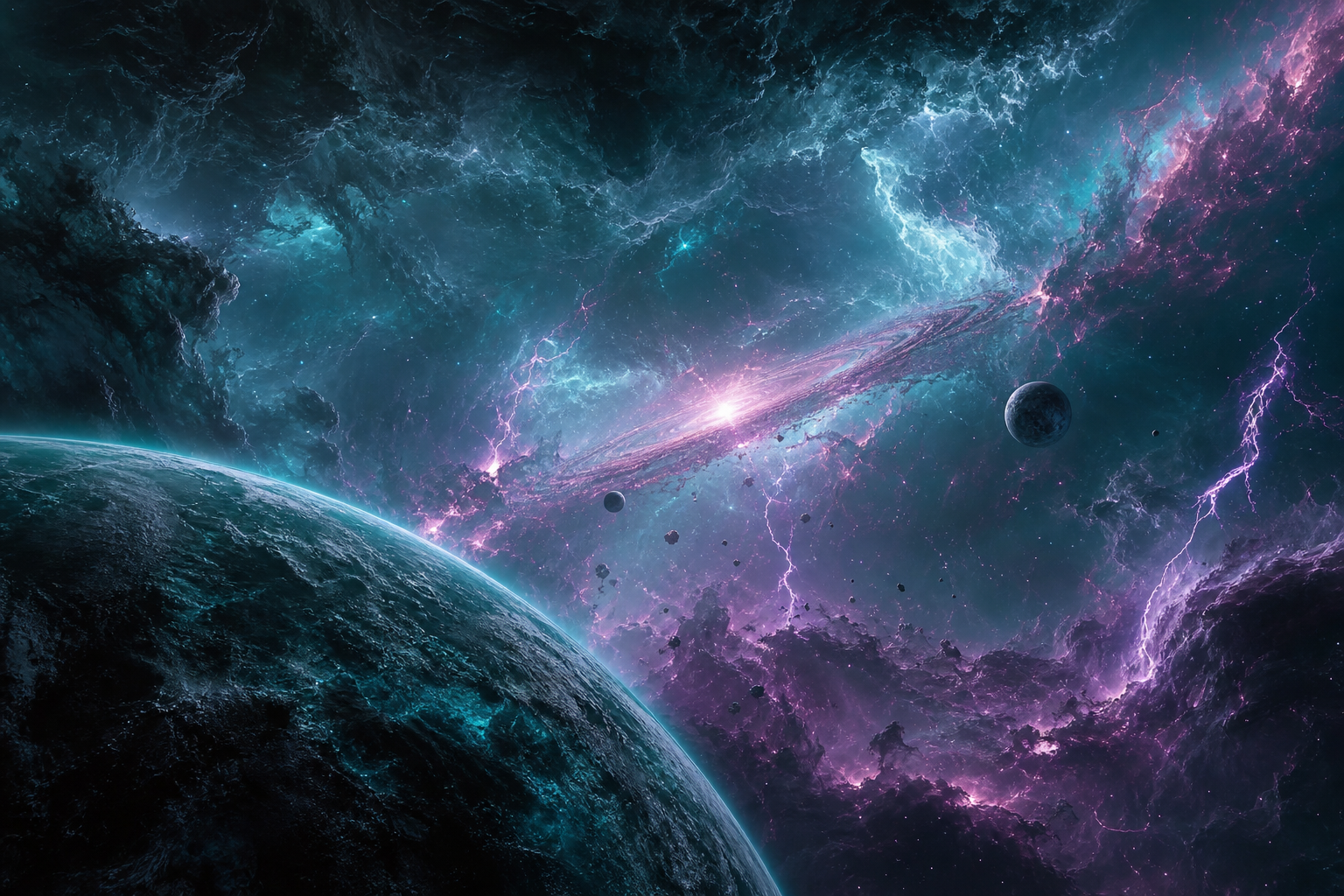 Cosmic Storm Nebula Space Wallpaper  8 4K