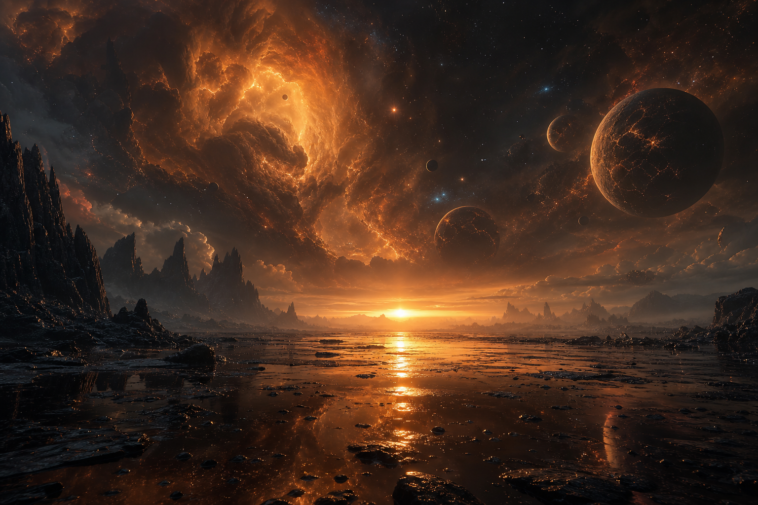 Cosmic Storm Nebula Space Wallpaper  8 4K